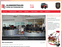 Tablet Screenshot of alarmsentralen.com